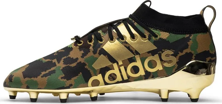 Adidas A Bathing Ape x Adizero Cleat 'Green Camo' Cleats, Green