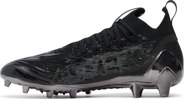 Adidas Adizero Cleats Primeknit 'Black Night Metallic' Boots, Black