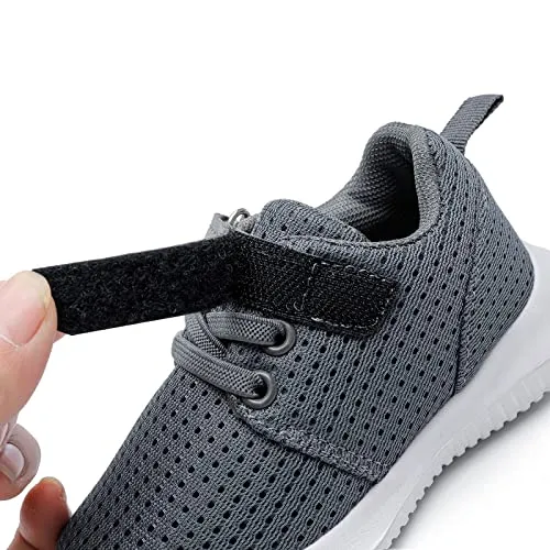 Boys Girls Running Shoes Kids Tennis Shoes Breathable Lightweight Athletic Shoes Age 4-13