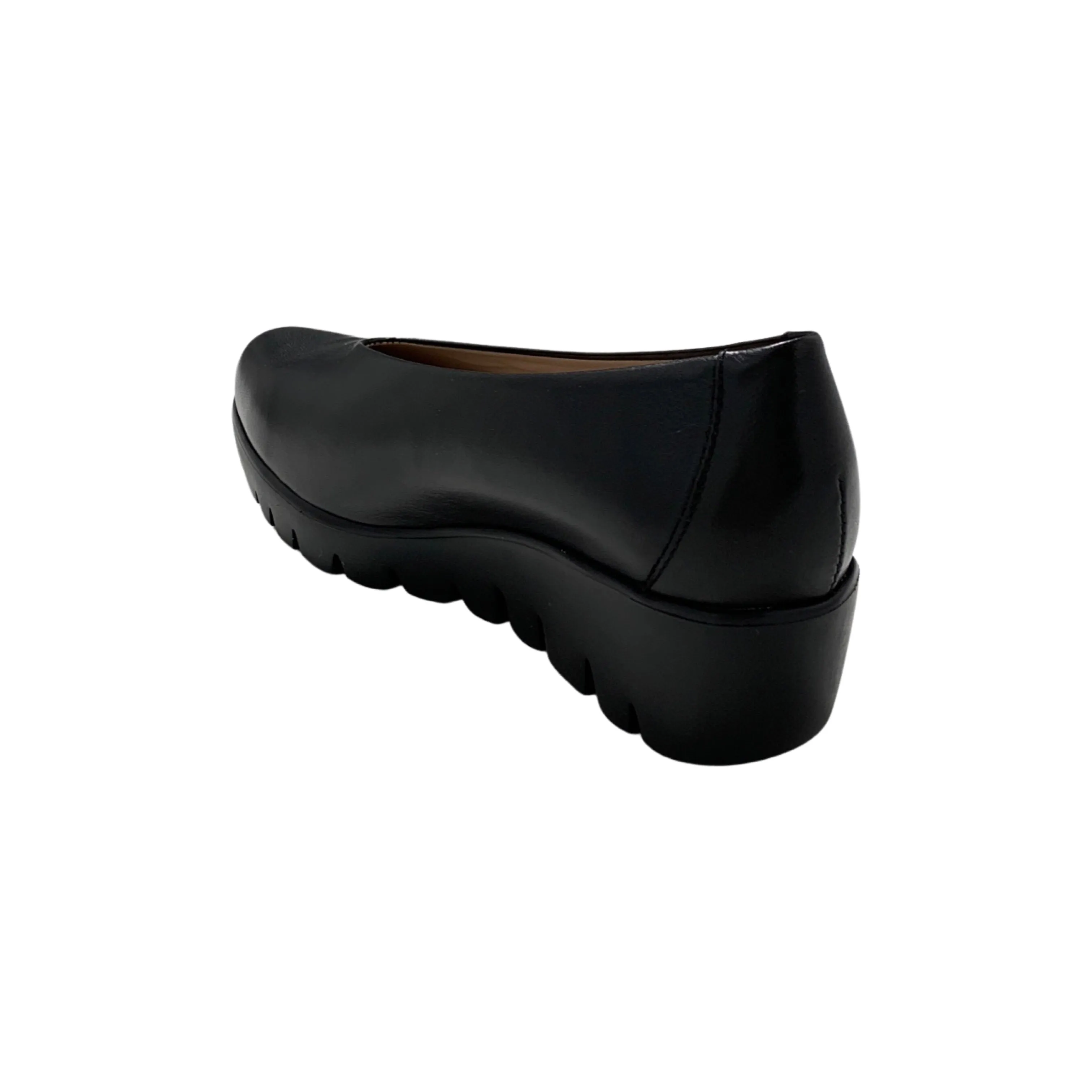 C33100 Black Leather Platform