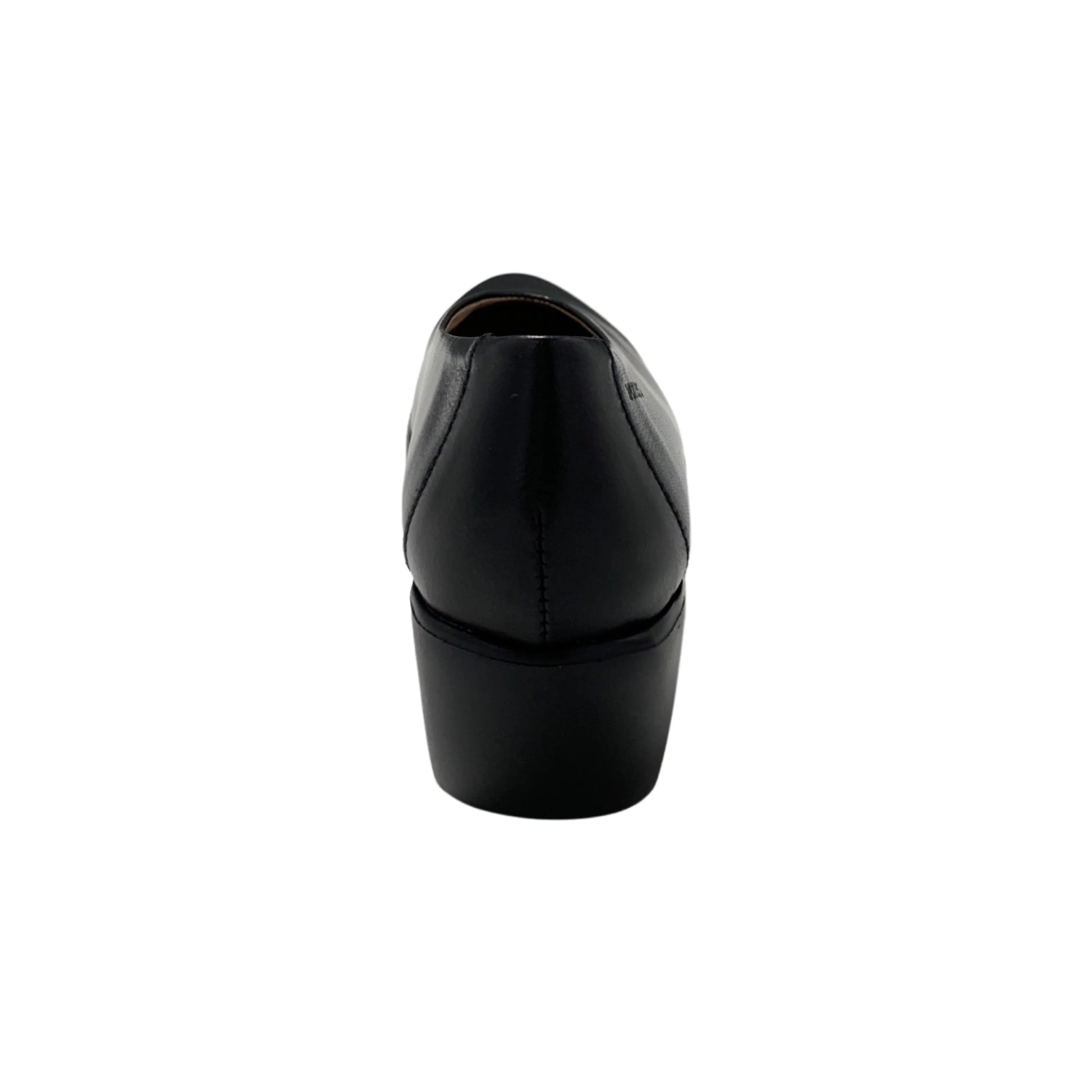 C33100 Black Leather Platform