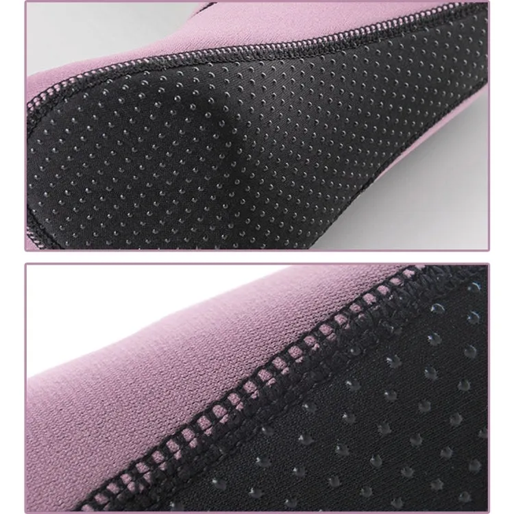 Comfortable and anti-slip 3MM swimming diving socks breathable water to swim the beach socks Size:XS (33-34)(Pink)
