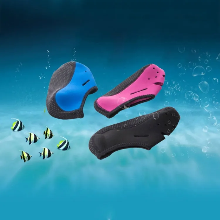 Comfortable and anti-slip 3MM swimming diving socks breathable water to swim the beach socks Size:XS (33-34)(Pink)