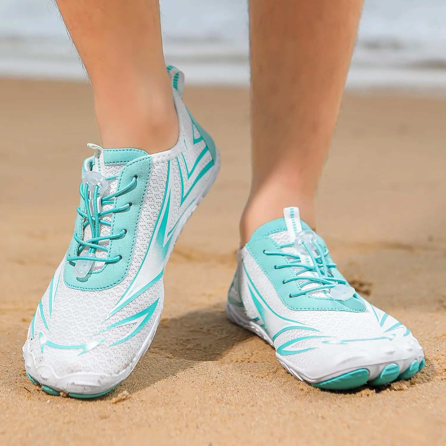 Hike Water Shoes Women Men Wide Toe Box Healthy & Non-Slip Barefoot Shoes Unisex Quick Dry Outdoor Grounded Shoes Summer Lightweight Breathable Water Shoes for Beach Pool Swim Kayak Lake River