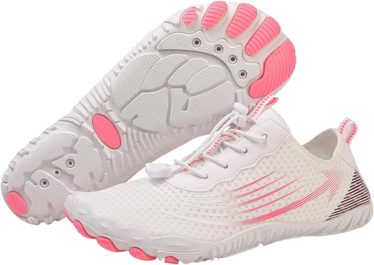 Hiking Shoes for Women Men Wide Toe Box Healthy & Non-Slip Barefoot Shoes Summer Breathable Lightweight Water Shoes Unisex Quick Dry Outdoor Grounded Shoes for Exercising Running Riding Swimming
