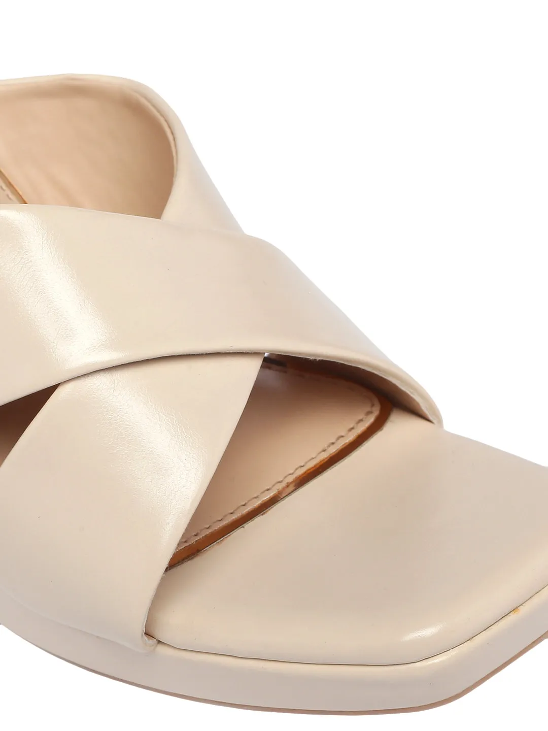 Liliana Beige Wedge Heels