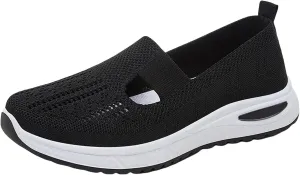 Orthopedic Shoes for Women Woven Orthopedic Running Shoes for Men Lightweight Casual Shoes Slip On Chunky Sneakers Red Tennis Shoe Loafers Shoe