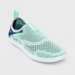 Speedo Junior Kids Water Sports Aqua Shoes Quick Drying Outdoor, Blue/ Pink, 2-3