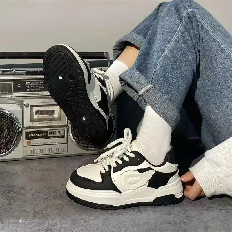 TAVIMART  -  Kawaii Sports Shoes Women's Sneakers Platform Skateboard Spring Summer 2024 Tennis Female Casual Flats Cute Vulcanize