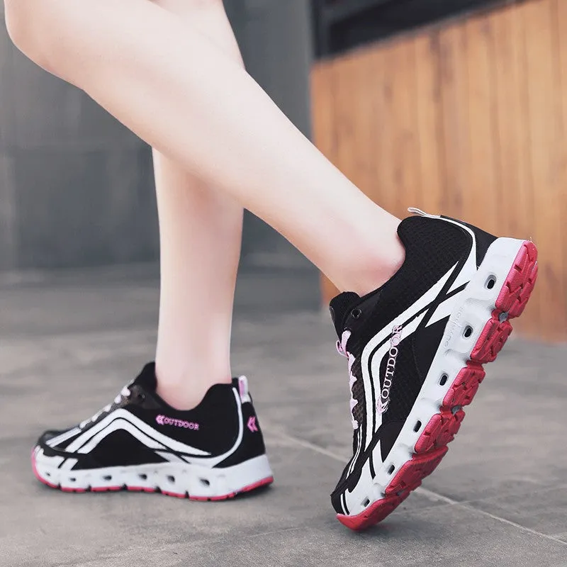 Women's Cushioning Non-slip Breathable Tennis Sneakers CLS