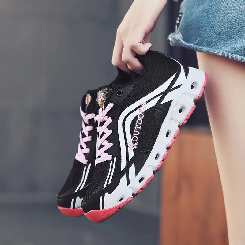 Women's Cushioning Non-slip Breathable Tennis Sneakers CLS