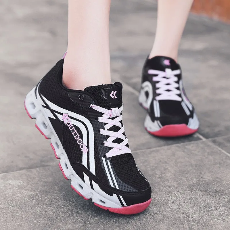 Women's Cushioning Non-slip Breathable Tennis Sneakers CLS