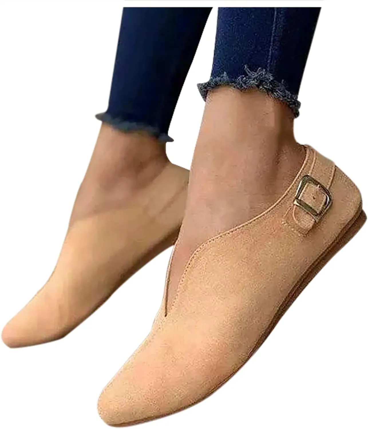 Womens Slip On Shoes Womens White Sneakers Wide Width Loafers for Women Dressy Orthopedic Shoes for Men Comfy Casual Closed Back Sale Clearance